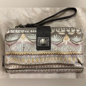Sakroots Large Multicolor Pastel Smartphone Wristlet